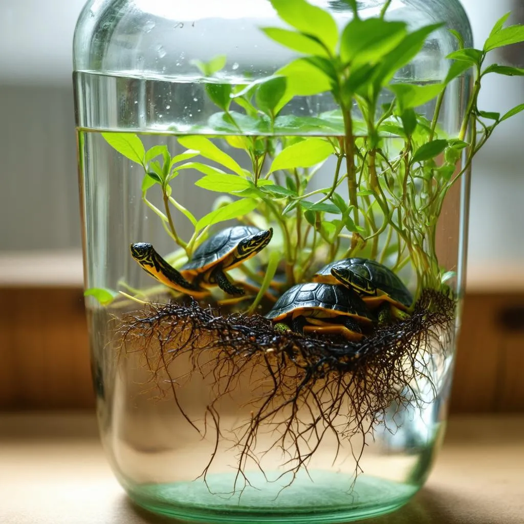 Propagating a String of Turtles plant