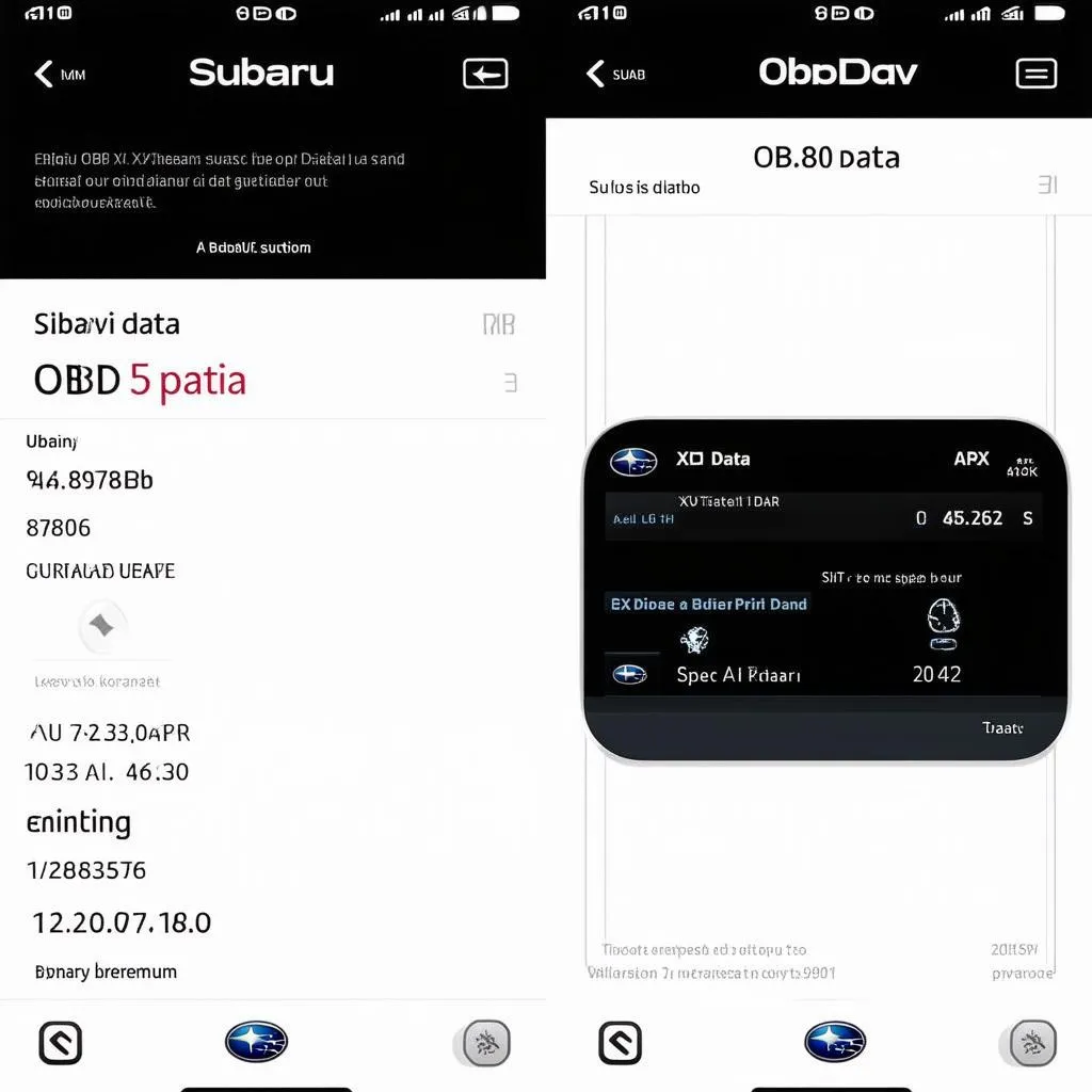 Subaru XV OBD App