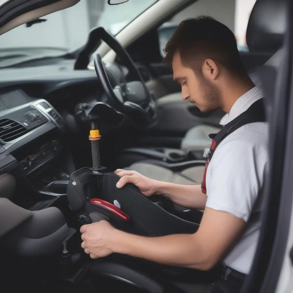 Swivel Car Seat Installation