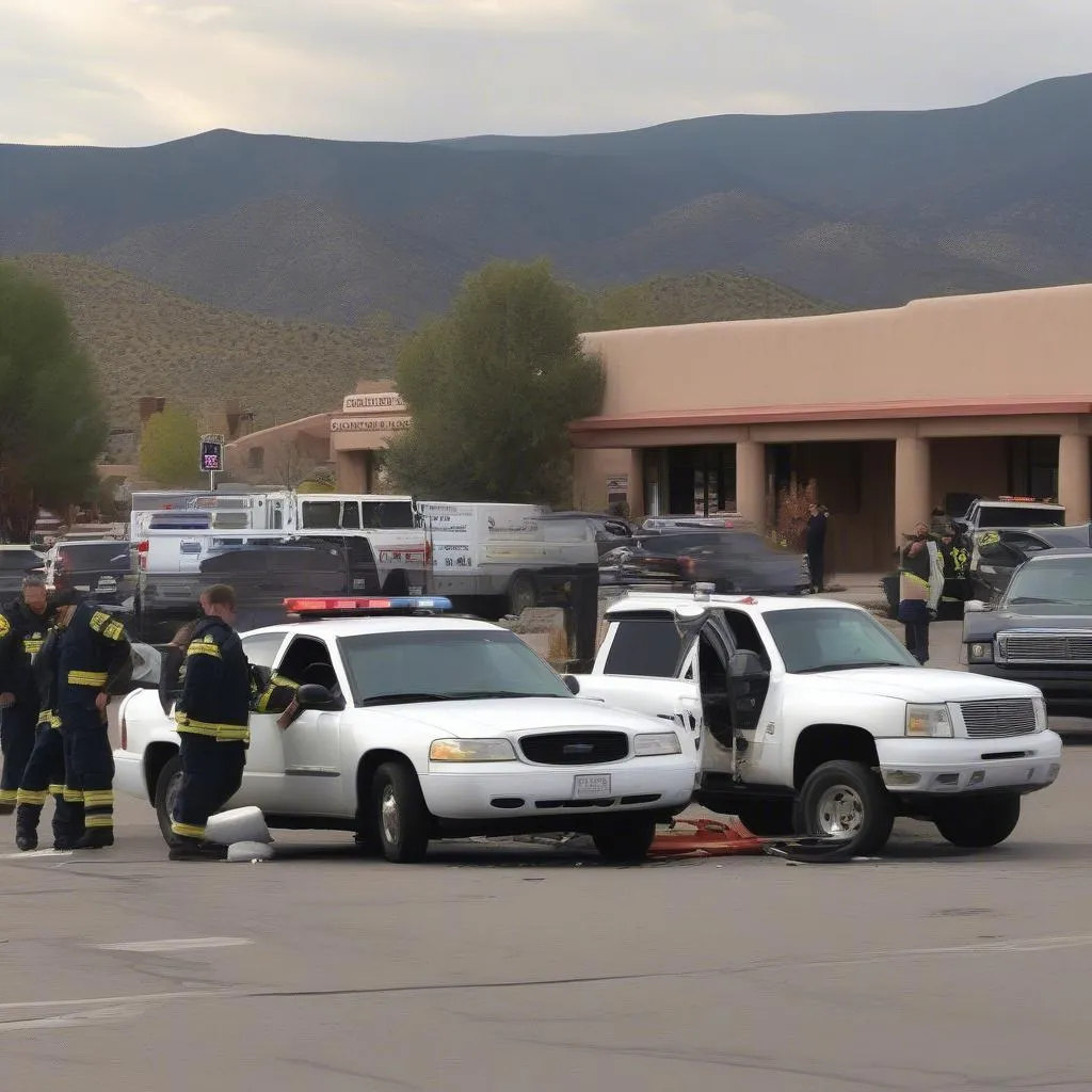 Taos Plaza Car Accident