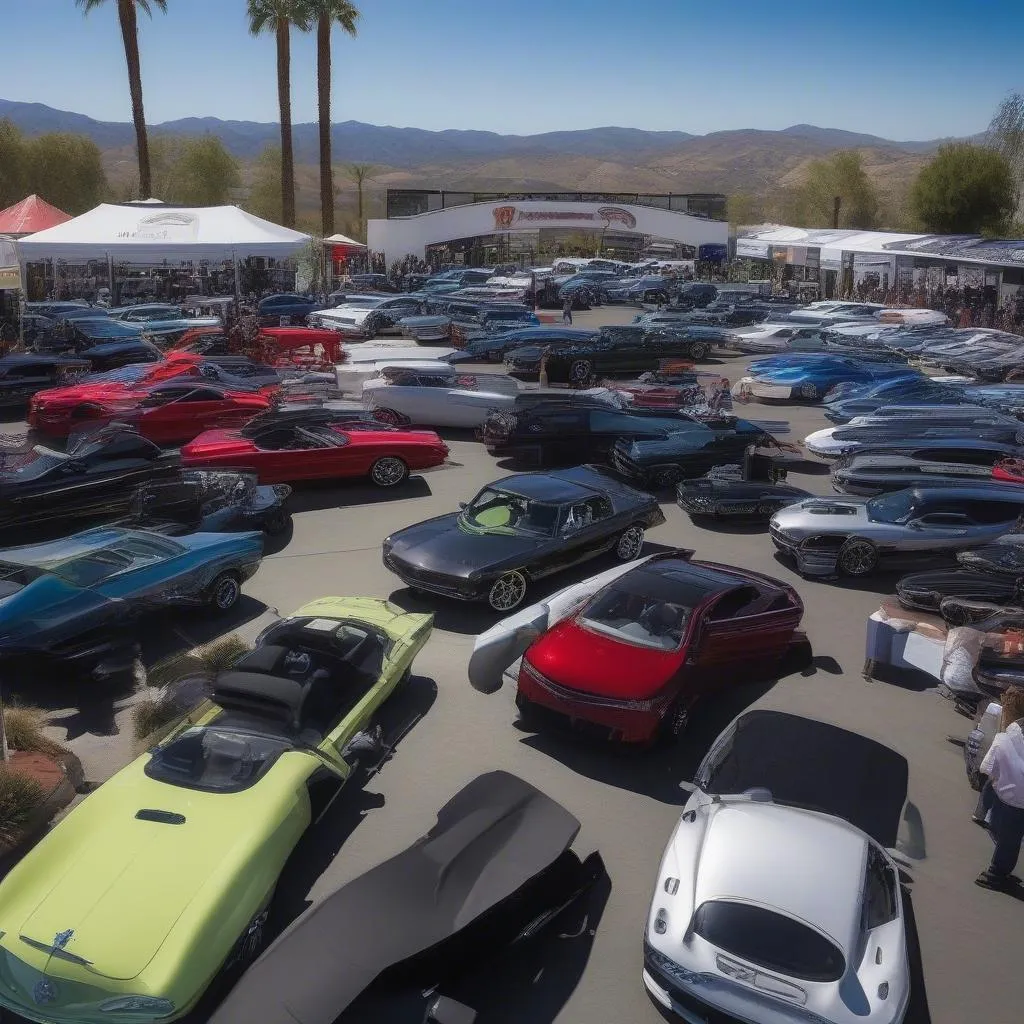 The Temecula Valley International Auto Show showcasing new cars from different manufacturers