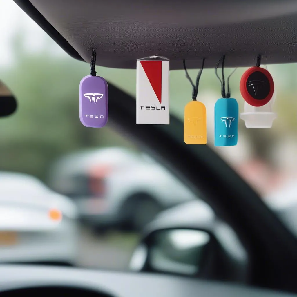 Tesla Car Hanging Air Fresheners