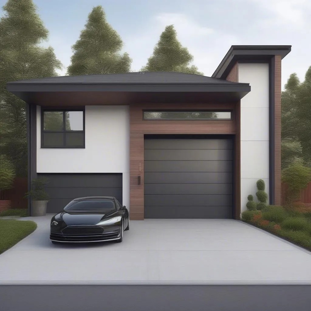 Three Car Garage Exterior