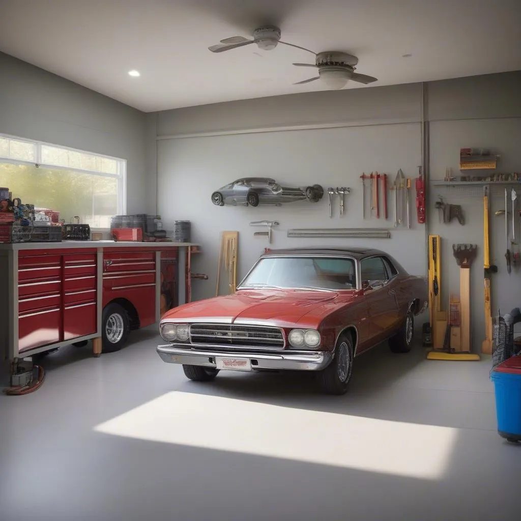 Three Car Garage Workshop