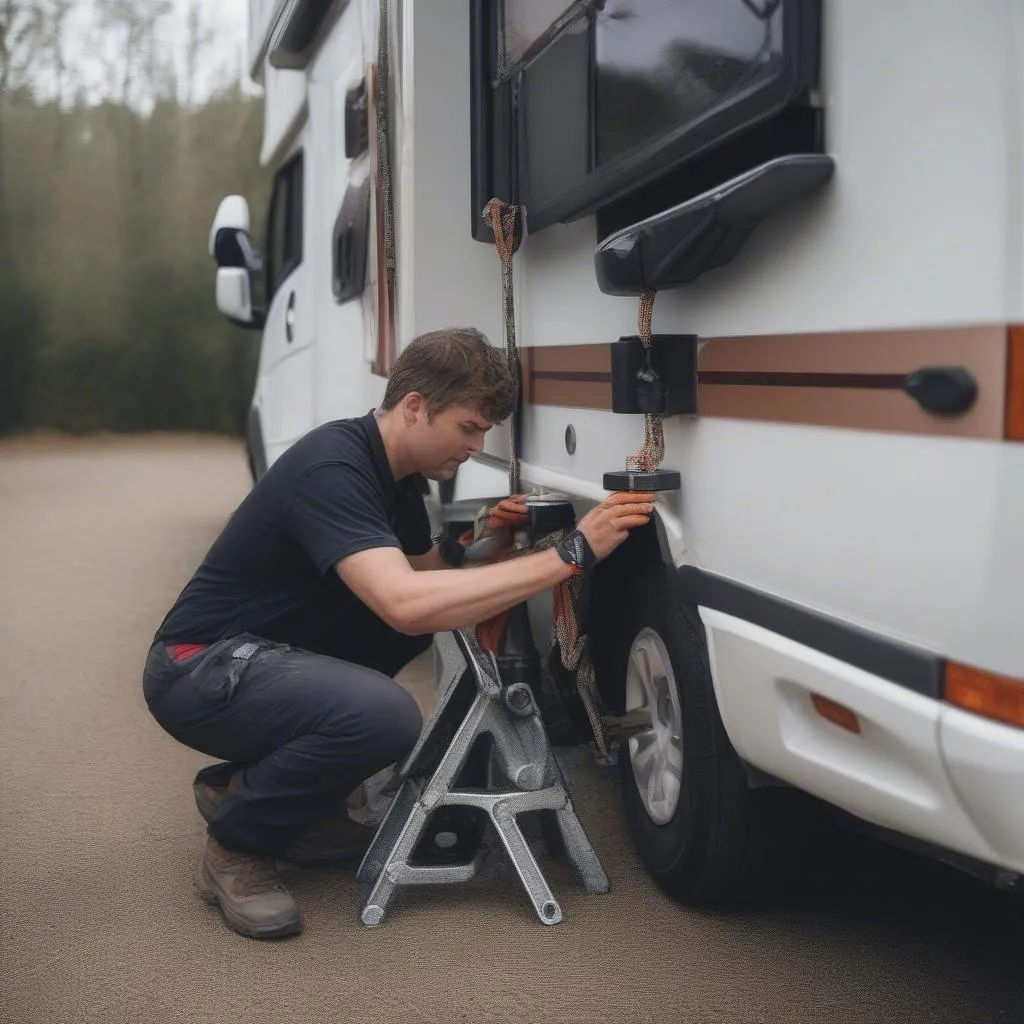 Car Tow Hitch Installation