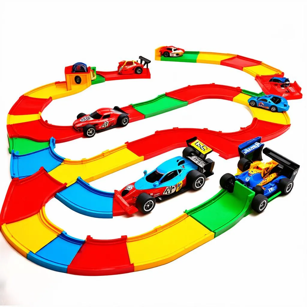 Toy Race Car Set