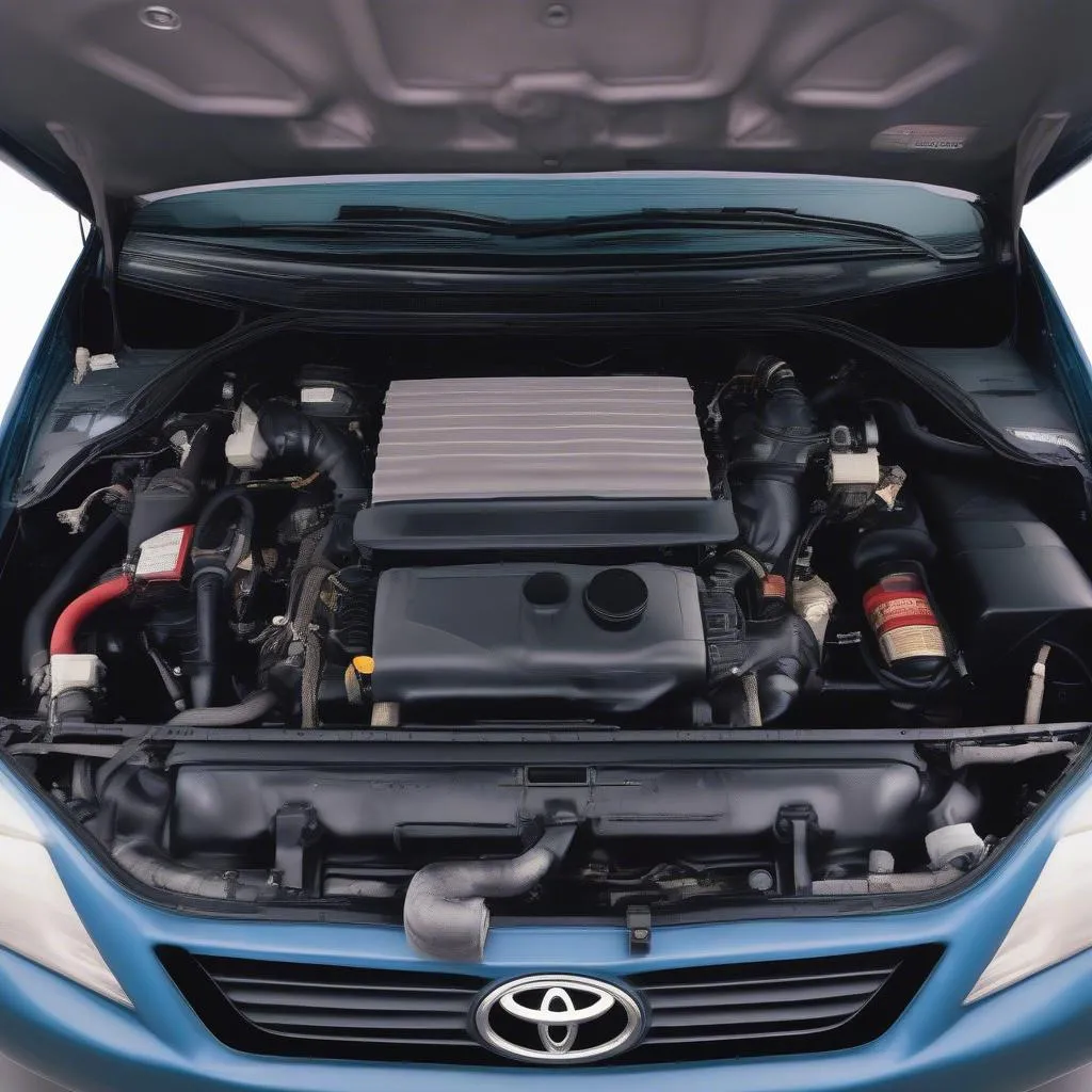 Engine Bay of a 1994 Toyota Camry