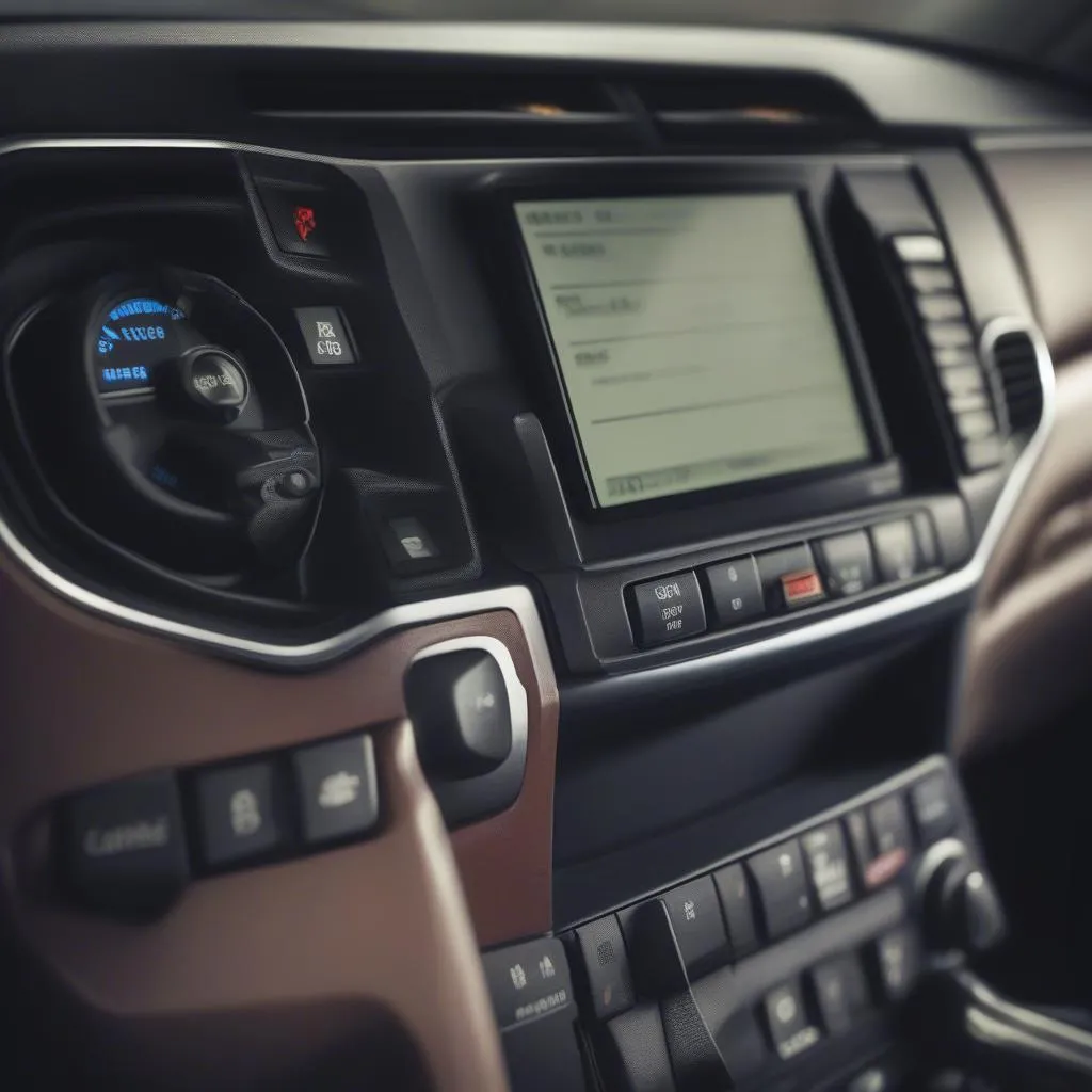 Toyota Highlander Dashboard