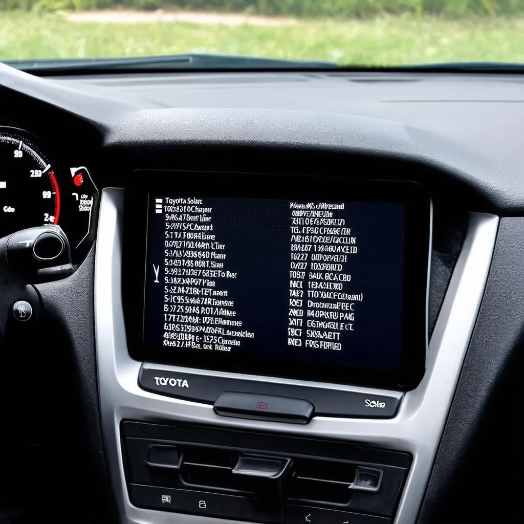 Toyota Solara OBD Codes