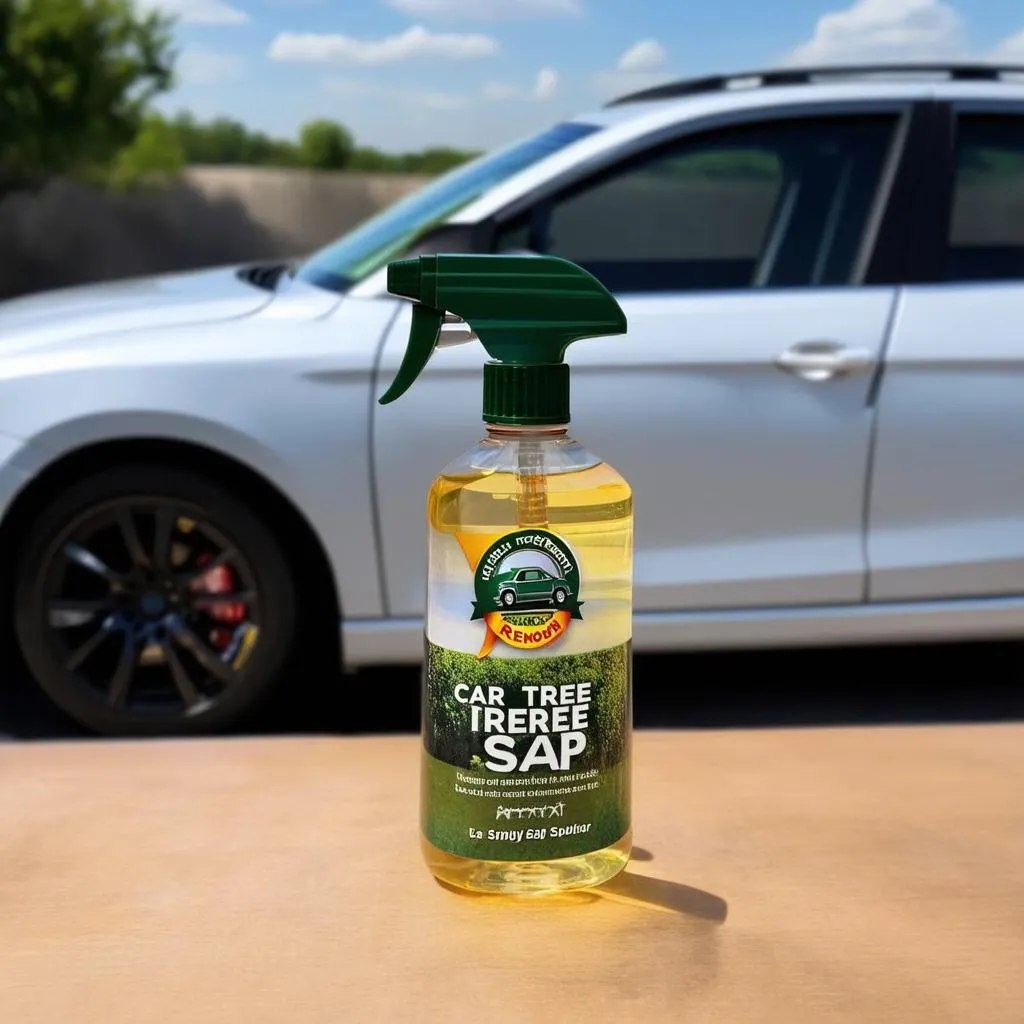 Car tree sap remover