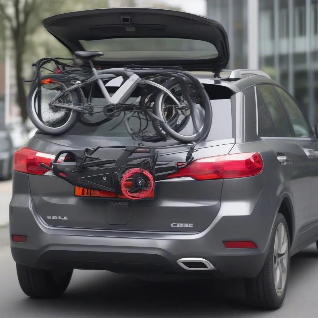 Trunk Mounted E-bike Rack