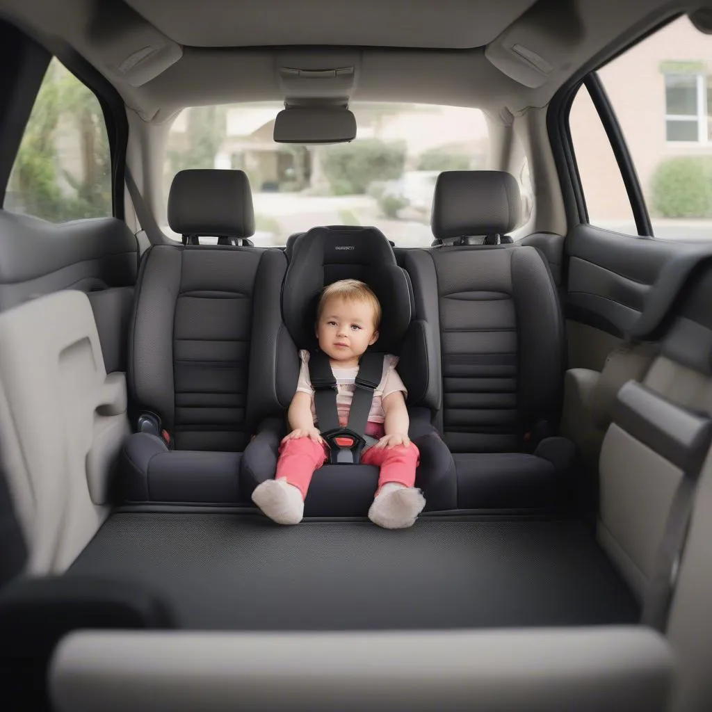 Two Car Seats in Backseat