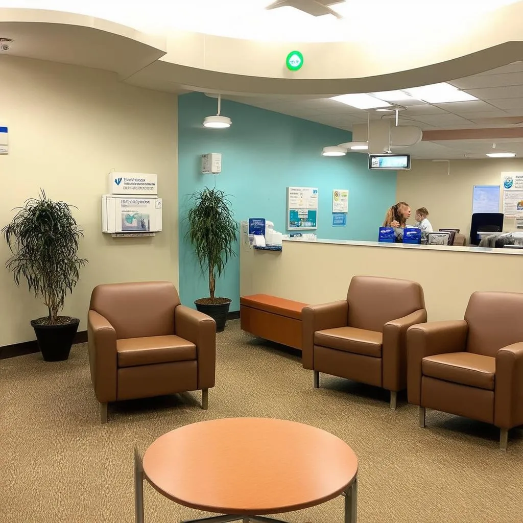 Modern and Welcoming Urgent Care Waiting Area