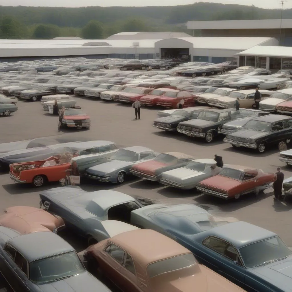 used car lot