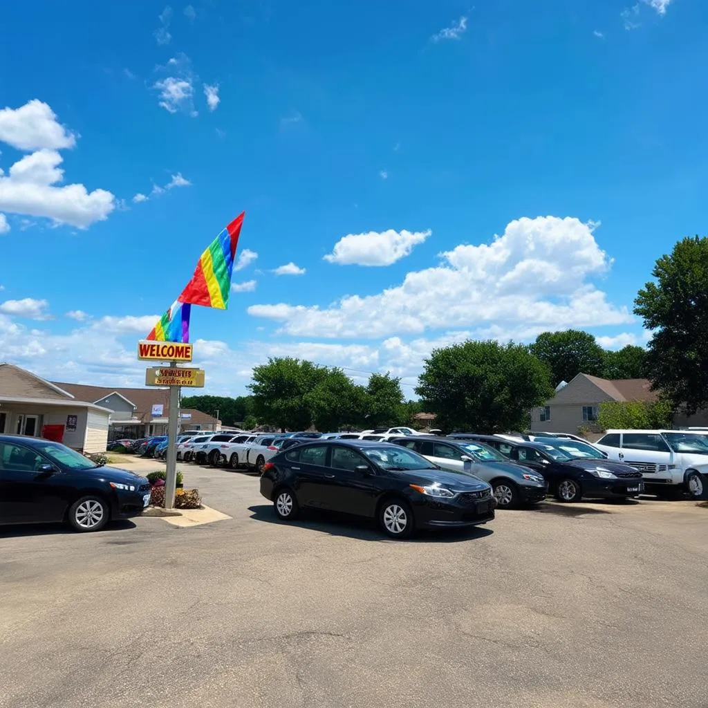 Used Car Lot in Hope, Arkansas