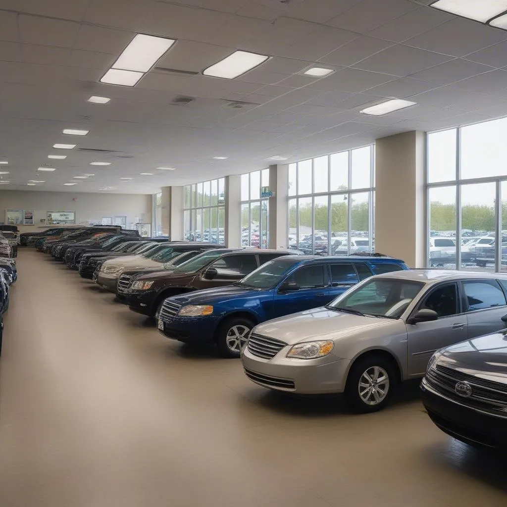 Used Car Lot Showroom Interior: Goshen, Indiana