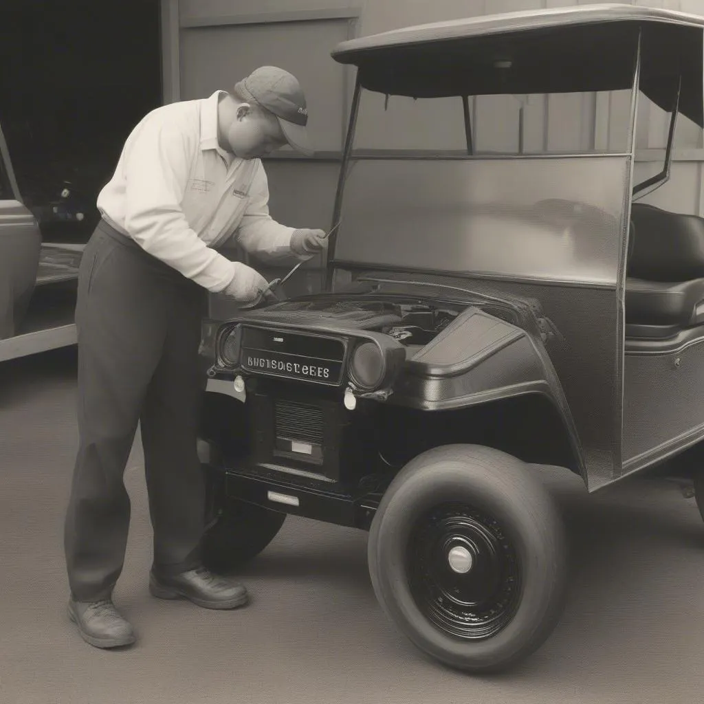 Inspecting a Used Club Car