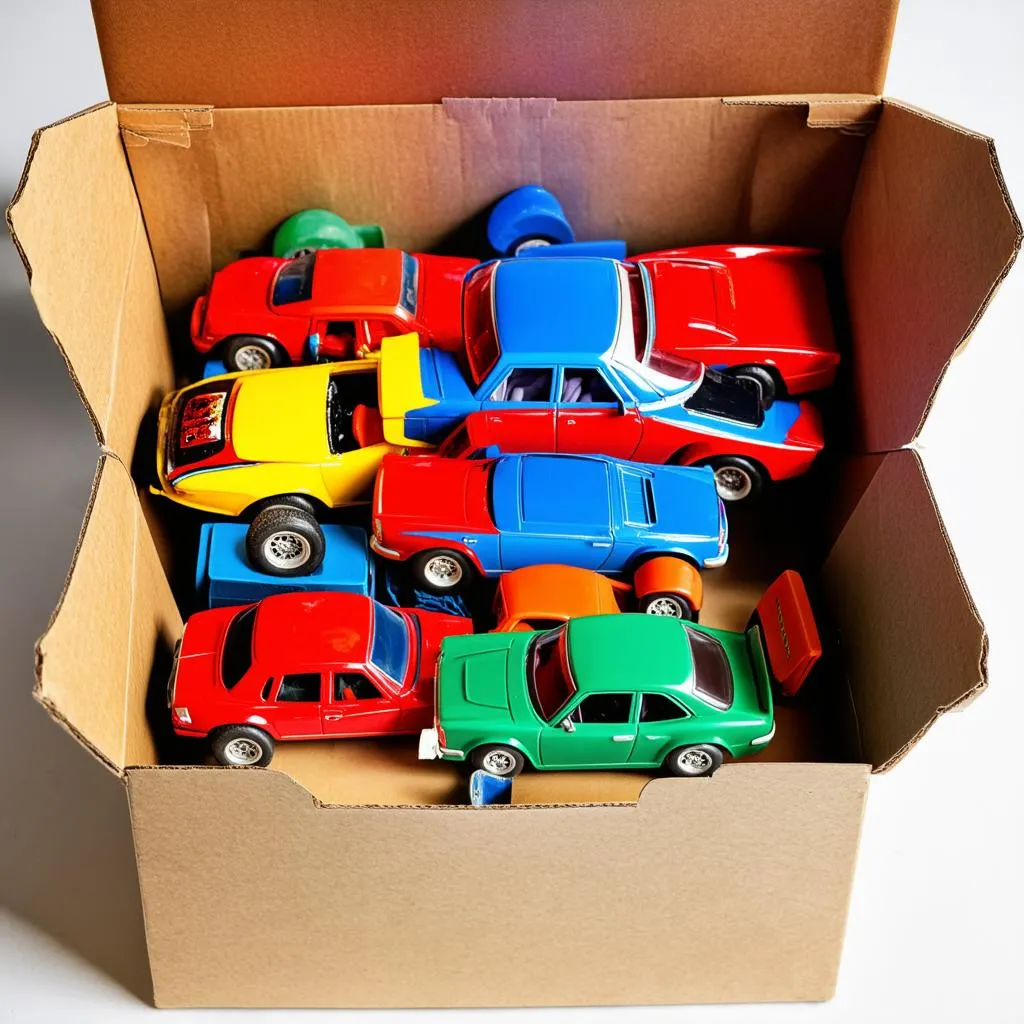 Vintage Toy Cars in Original Box