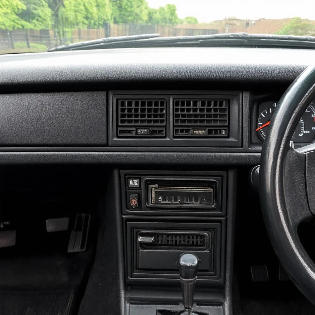 The dashboard of a 1994 Volvo 850