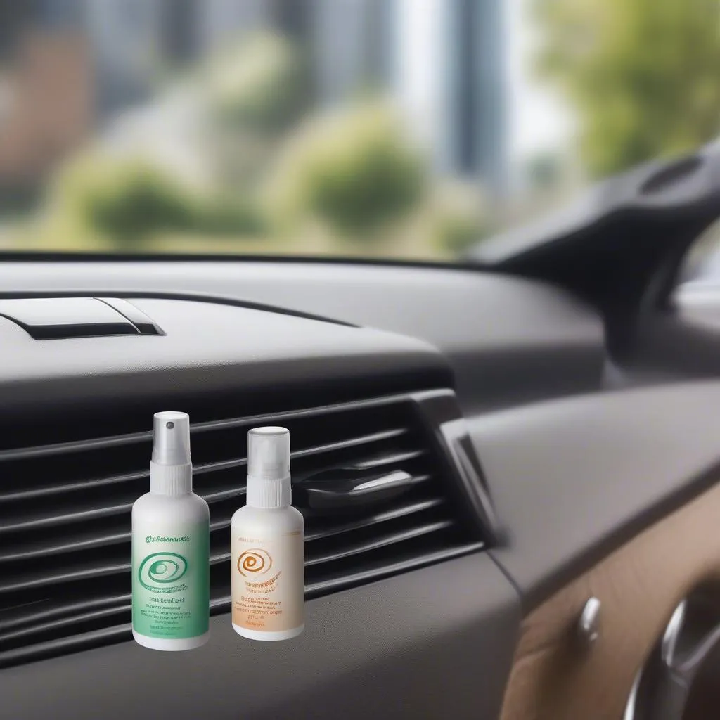 Wax car air freshener vs. spray air freshener