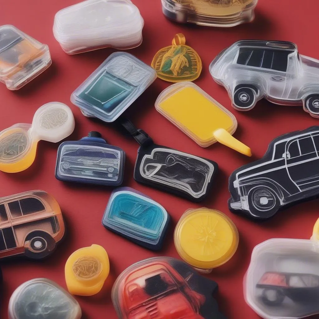 Assortment of wax car air fresheners