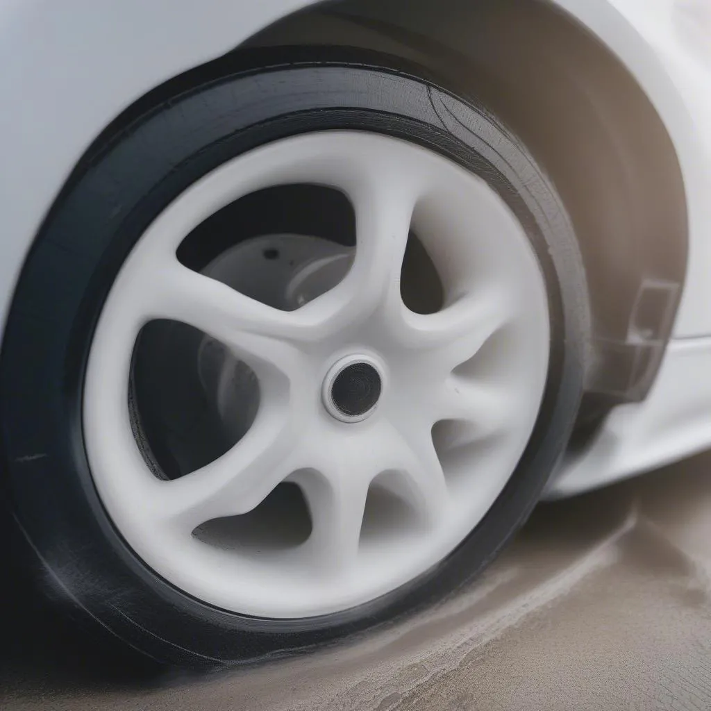 White Wheels On Grey Car: A Stylish Choice or Just a Trend?