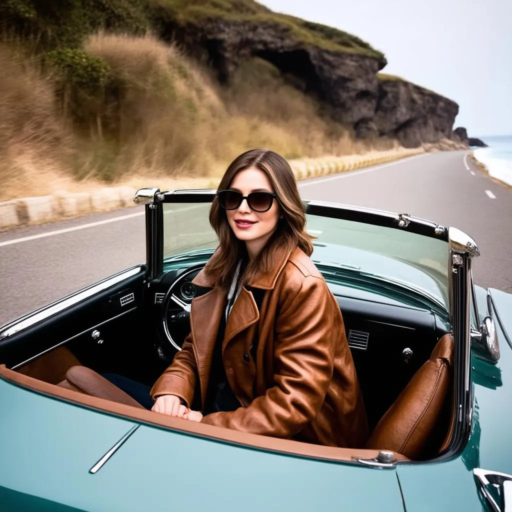 Ladies Leather Car Coat: A Timeless Statement of Style and Function