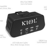 Kiwi 3 OBD2 Adapter Size Comparison in Hand