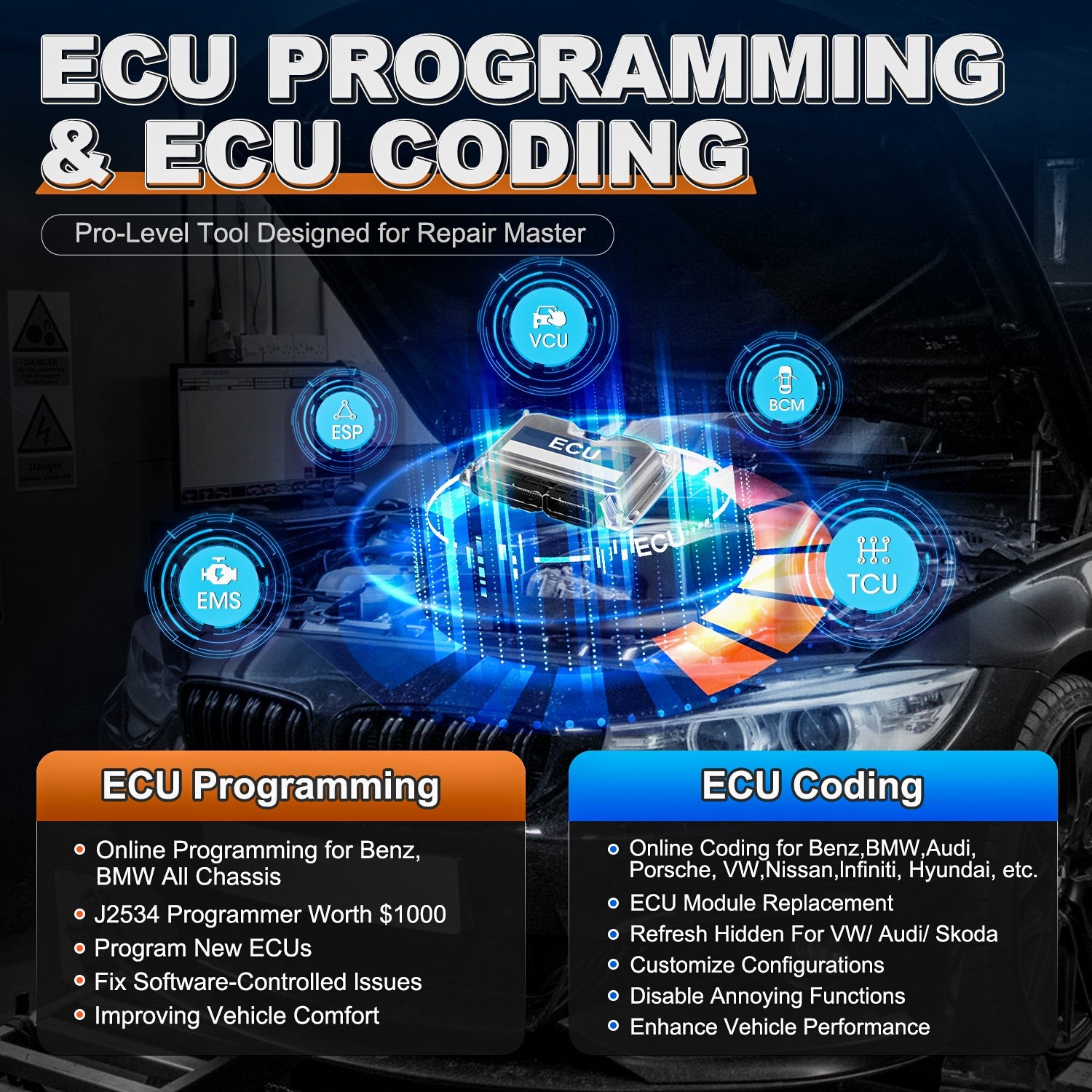 ECU Programming and Coding Interface