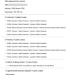 BlueDriver OBD2 scanner diagnostic report example showing vehicle health history