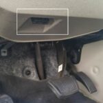 2019 Kia Sedona OBD2 Port Location under Dashboard