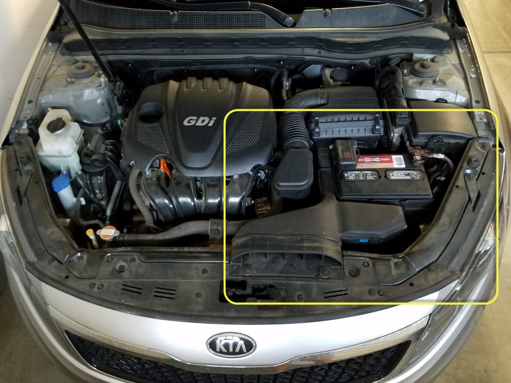 2013 Kia Soul OBD2 Port Location Under Dash