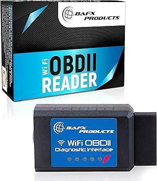 BAFX Products Wireless WiFi OBD2 Scanner for car diagnostics, as seen on Amazon.