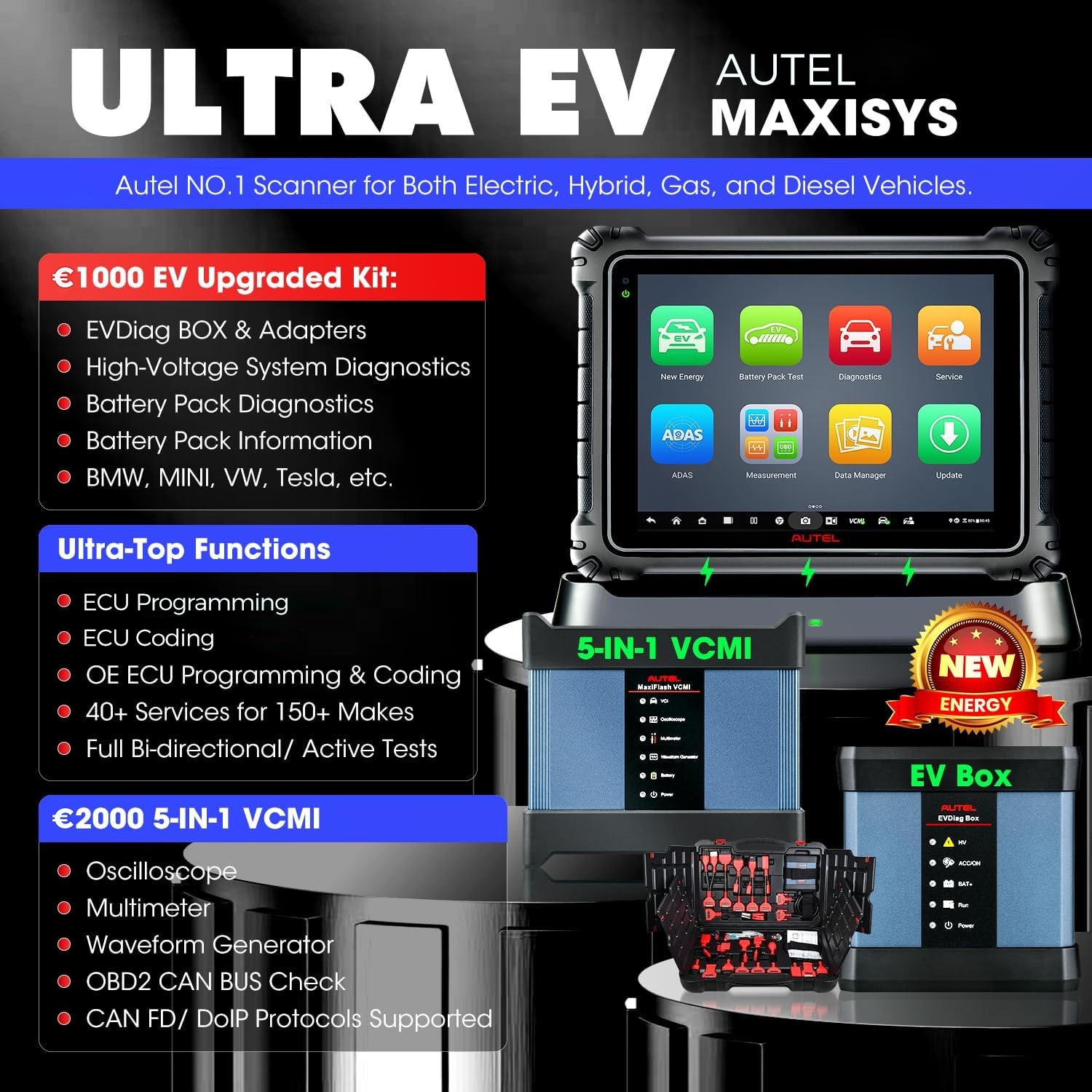 Autel MaxiSYS Ultra EV Diagnostic Scanner