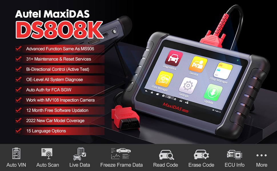 Autel-Scanner-MaxiDAS-DS808K-OBD2-Diagnostic-Scan-Tool