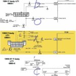 1996 Camaro OBD2 Diagnostic Link Connector Wiring Diagram - Illustration of the wiring configuration for a 1996 Camaro OBD2 diagnostic port, showing the pin layout and connections relevant for OBD-1 PCM compatibility.