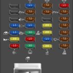 2007 Ford Fusion passenger compartment fuse box diagram, illustrating the fuse layout and positions within the interior panel.