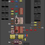 Engine compartment fuse box diagram for 2015 Toyota Sienna