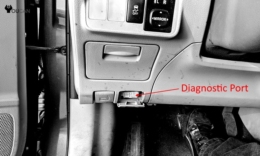 2017 Isuzu Sportivo OBD2 Port Location Under Dash