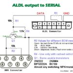 Schematic of a 160 Baud ALDL Hardware Interface Circuit