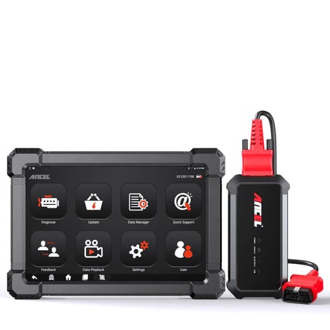 Ancel X7HD Heavy Duty Truck Scanner in Workshop