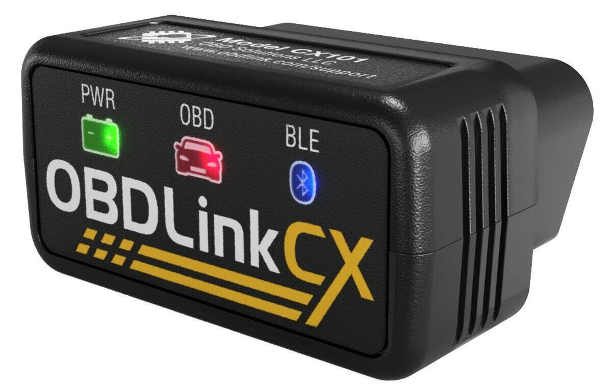 OBDLink MX+ Bluetooth OBD2 scanner for Subaru vehicles, offering real-time data and compatibility with iOS, Android, and Windows devices.